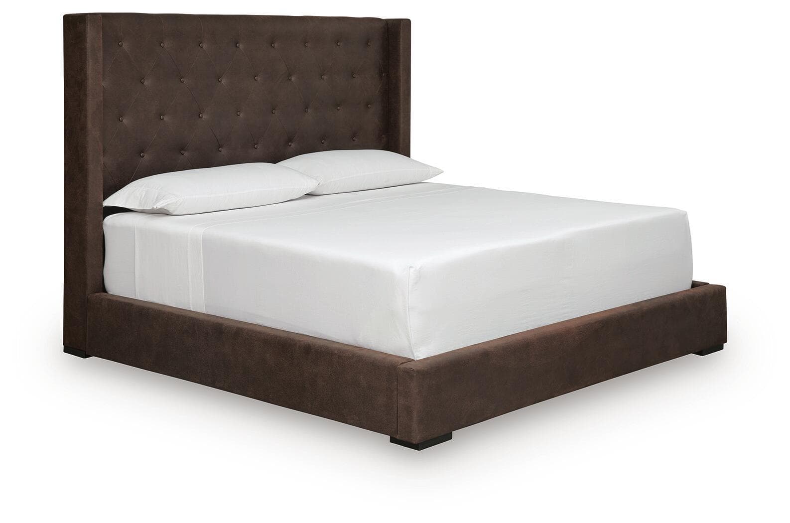 Lavernty - Queen Upholstered Storage Bed - Coffee