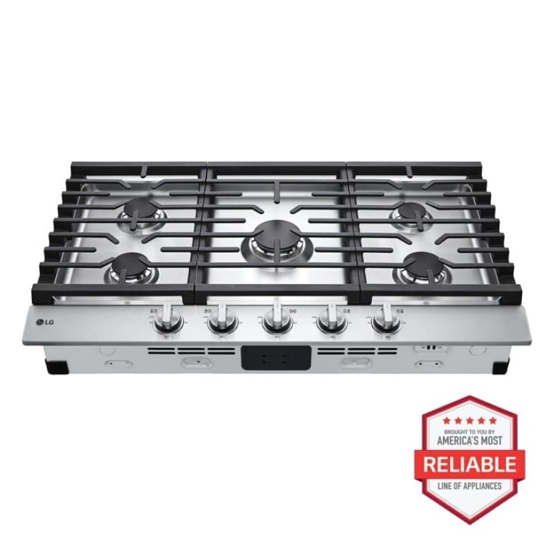 36 Inch Gas Cooktop With Ultraheat™ 20k Btu Burner view 6