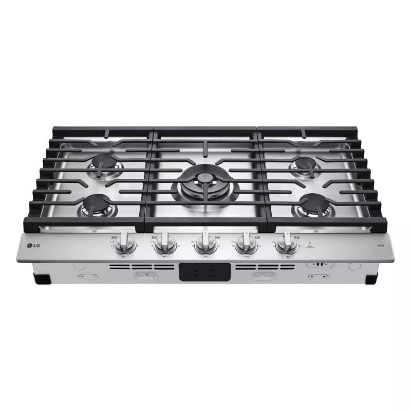 36” Smart Gas Cooktop With Ultraheat™ 22k Btu Dual Burner And Led Knobs view 2