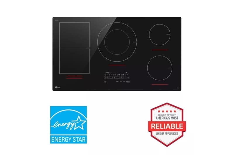 36 Inch Smart Induction Cooktop With Ultraheat™ 5.0kw Element