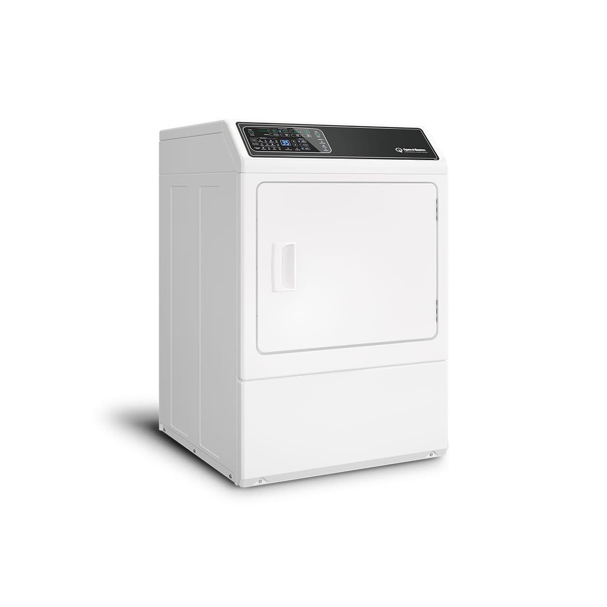 DF7 Sanitizing White Gas Dryer with Front Control view 3
