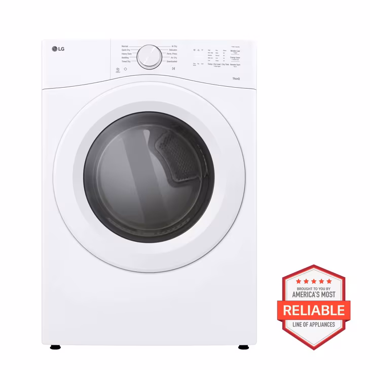 7.4 Cu. Ft. Ultra Large Capacity Smart Front Load Electric Dryer