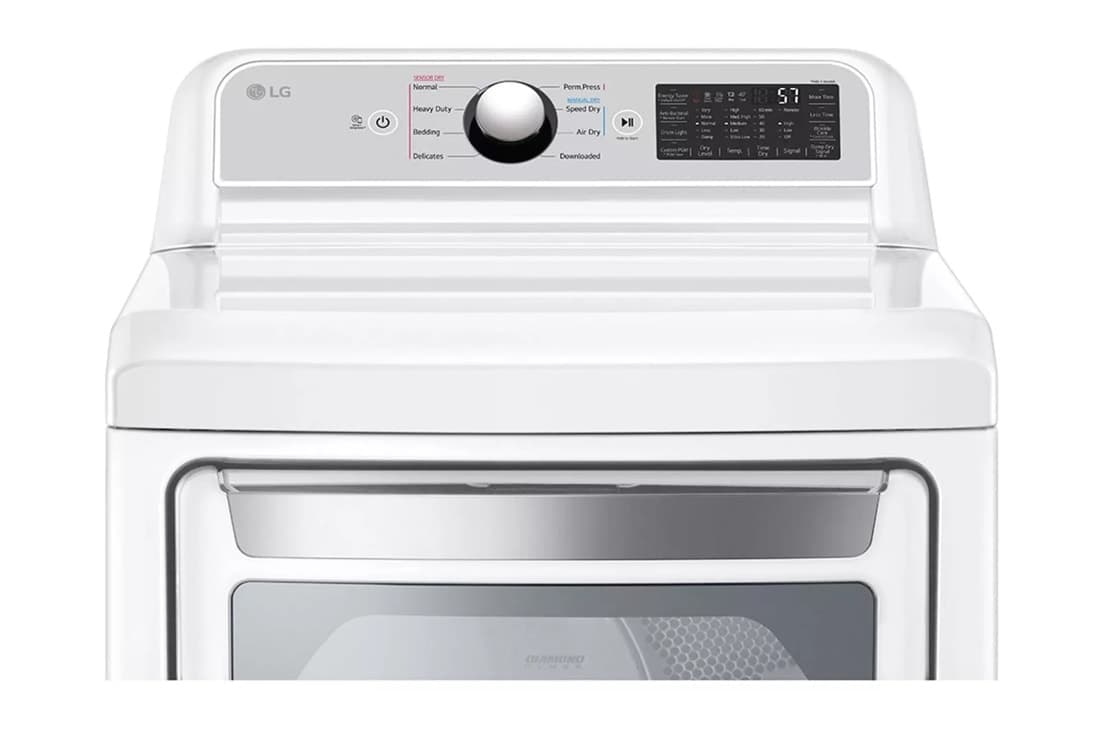 7.3 Cu. Ft. Ultra Large Capacity Smart Wi-fi Enabled Rear Control Electric Dryer With Easyload™ Door view 5