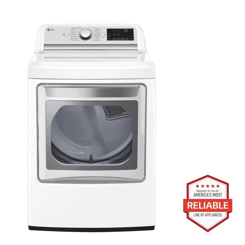 7.3 Cu. Ft. Ultra Large Capacity Smart Wi-fi Enabled Rear Control Electric Dryer With Turbosteam™