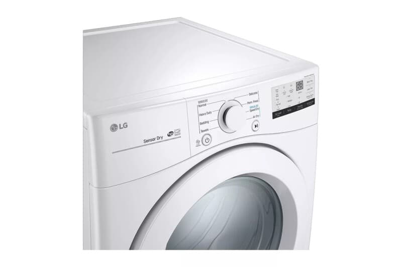7.4 Cu. Ft. Ultra Large Capacity Front Load Gas Dryer - White view 7