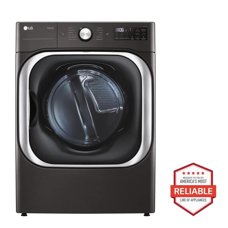 9.0 Cu. Ft. Mega Capacity Smart Wi-fi Enabled Front Load Gas Dryer With Turbosteam™ And Built-in Intelligence
