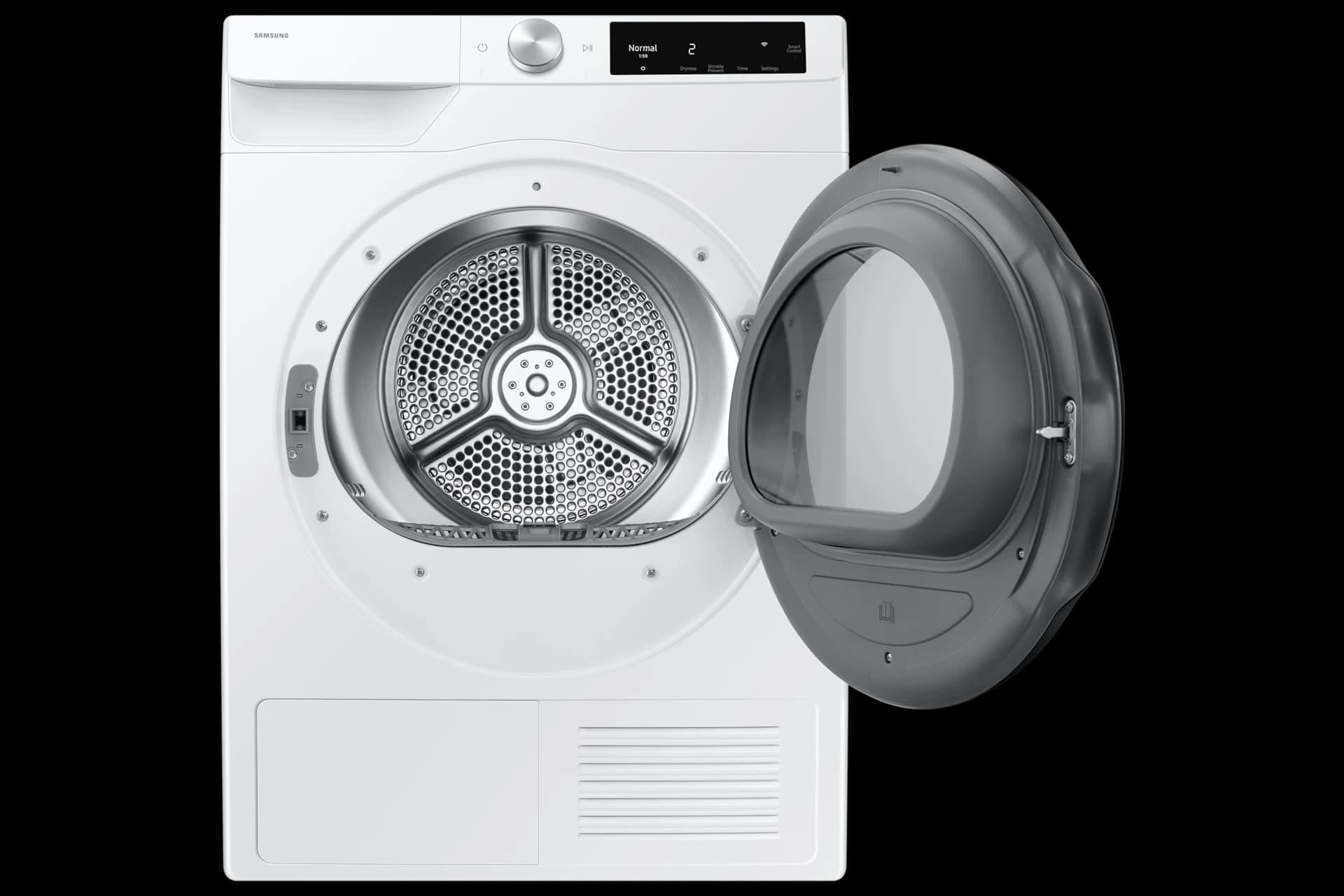 4.0 cu. ft. Smart Dial Heat Pump Dryer with Sensor Dry – White view 10