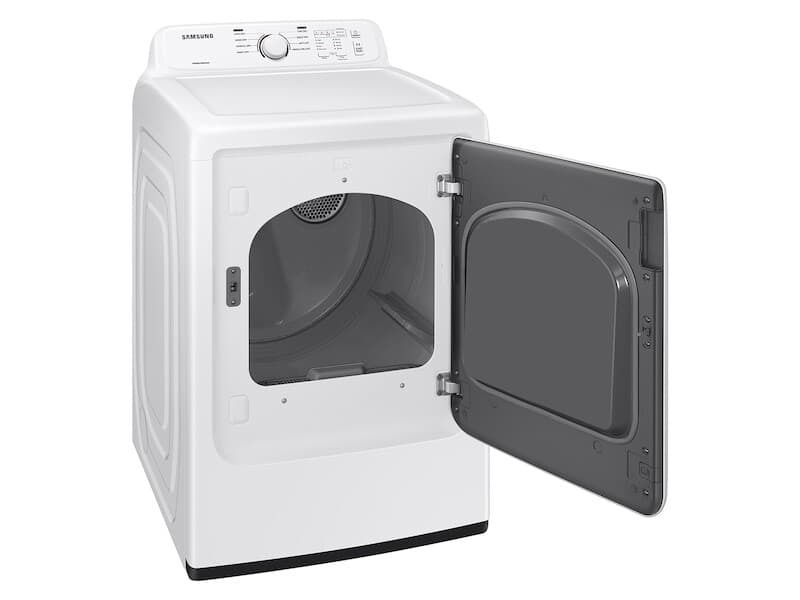7.2 cu. ft. Electric Dryer with Sensor Dry and 8 Drying Cycles in White view 8