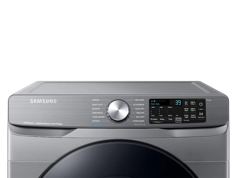 7.5 cu. ft. Smart Electric Dryer with Steam Sanitize+ in Platinum view 4