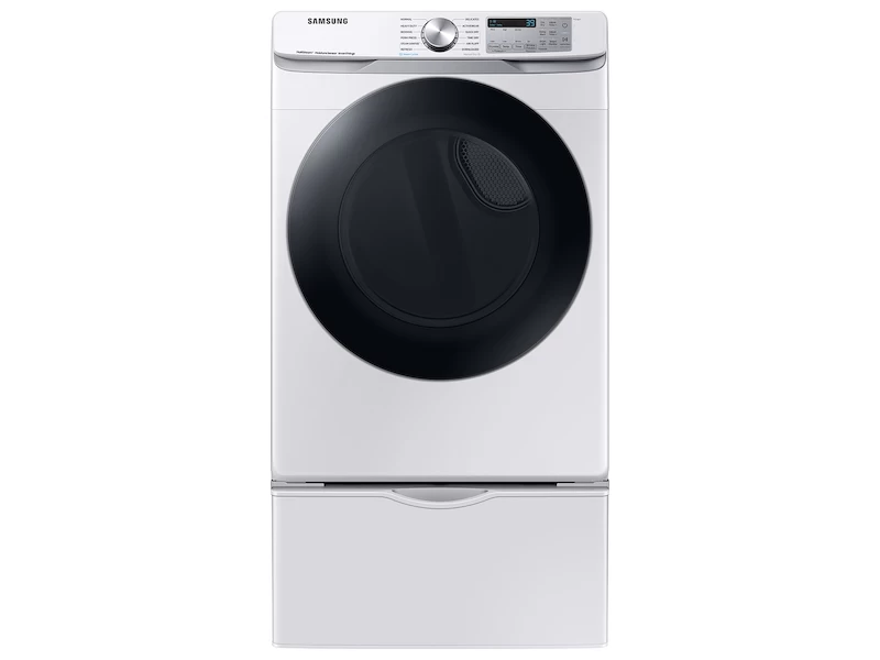 7.5 cu. ft. Smart Electric Dryer with Steam Sanitize+ in White view 8