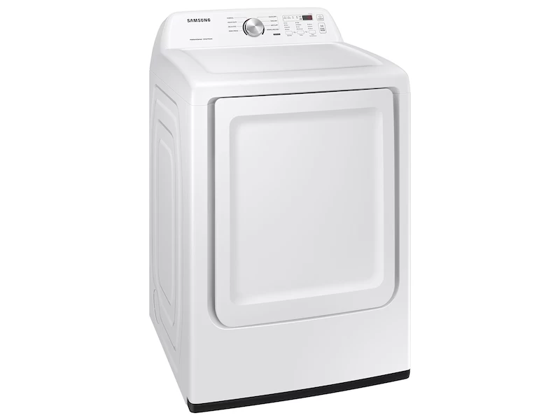 7.2 cu. ft. Electric Dryer with Sensor Dry in White view 2