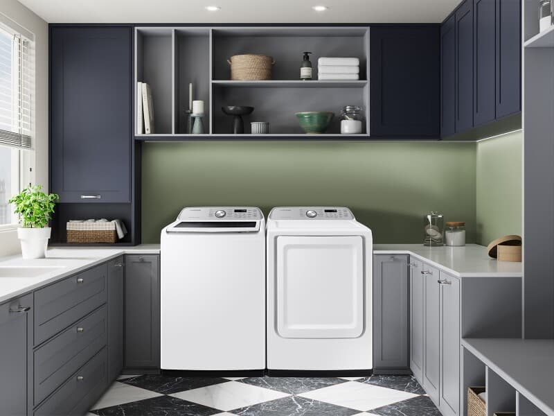 7.4 cu. ft. Electric Dryer with Sensor Dry – White view 4