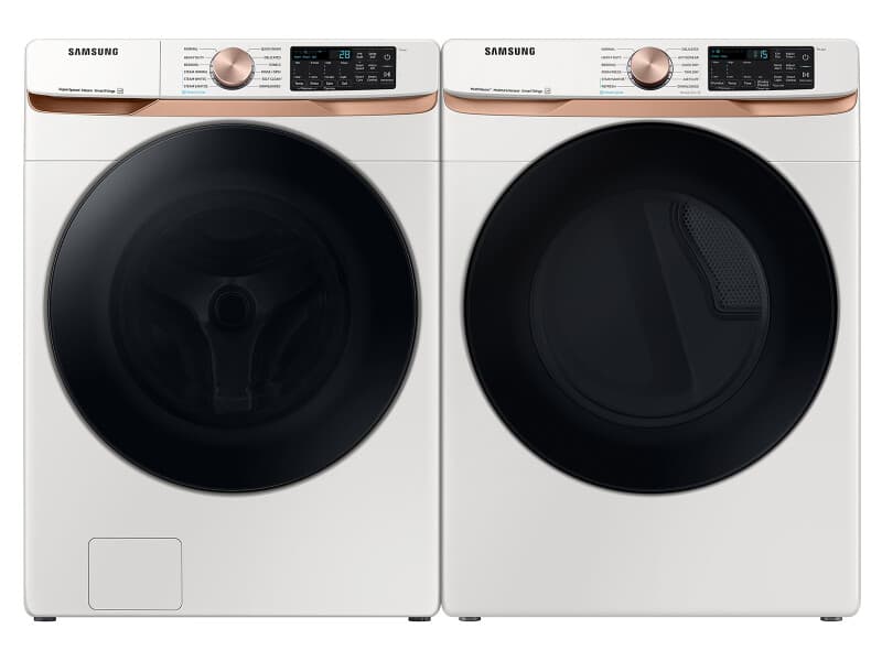 7.5 cu. ft. Smart Electric Dryer with Steam Sanitize+ and Sensor Dry in Ivory view 7