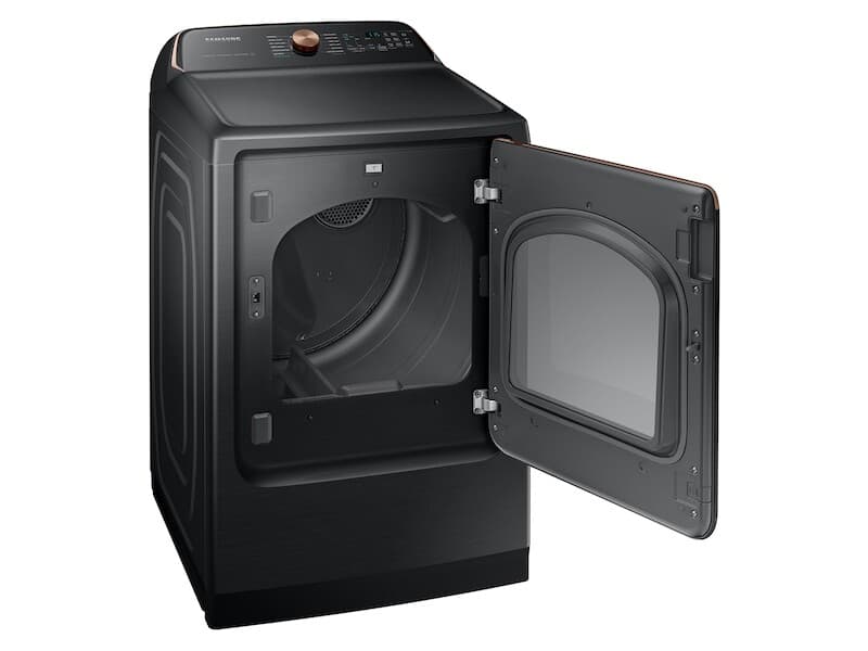7.4 cu. ft. Smart Electric Dryer with Pet Care Dry and Steam Sanitize+ in Brushed Black view 3