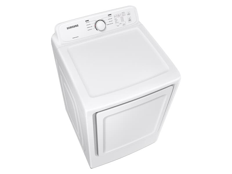 7.2 cu. ft. Gas Dryer with Sensor Dry and 8 Drying Cycles in White view 9