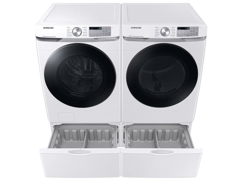 7.5 cu. ft. Smart Gas Dryer with Steam Sanitize+ in White view 6