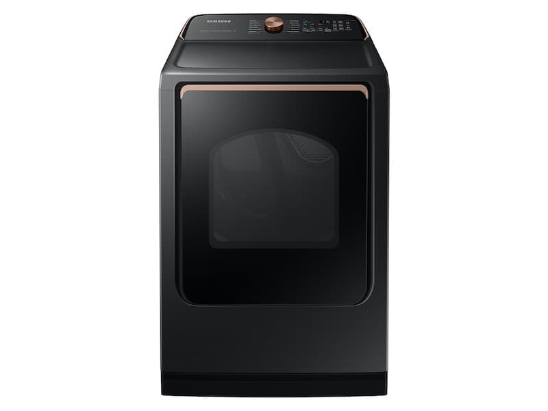 7.4 cu. ft. Smart Gas Dryer with Pet Care Dry and Steam Sanitize+ in Brushed Black view 2