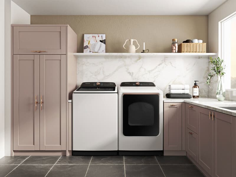 7.4 cu. ft. Smart Gas Dryer with Steam Sanitize+ – Ivory view 6