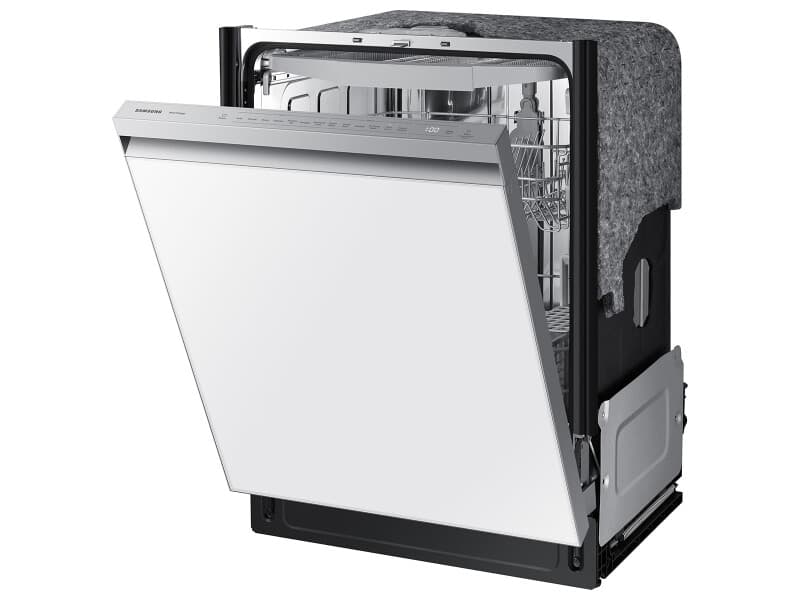 Bespoke, 46 dBA; Storm Wash; 3rd Rack; AutoRelease Dry; Recessed Handle – White Glass view 6