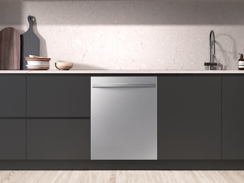 51dBA; 3rd Rack, Adjustable Upper Rack, Hybrid Tub; Integrated Controls – Stainless Steel view 3
