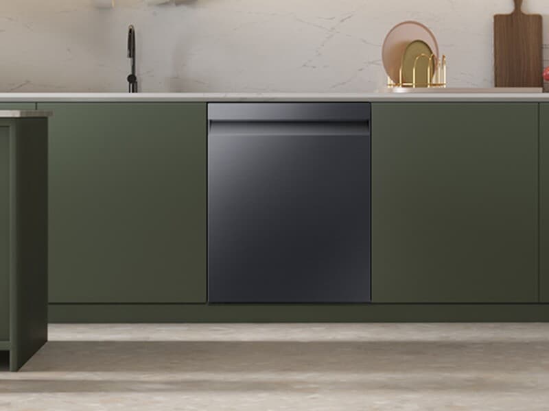 Bespoke AI Dishwasher with StormWash+™ Autorelease™ Door | Wi-Fi 46dBA – Matte Black Steel view 3