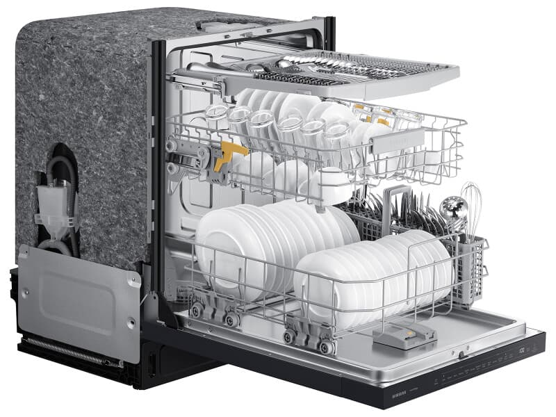Bespoke AI Dishwasher with StormWash+™ Autorelease™ Door | Wi-Fi 46dBA – Matte Black Steel view 8