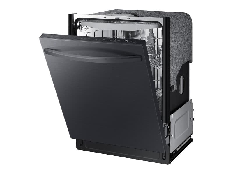Bespoke AI Dishwasher with StormWash+™ BESPOKE Design and Energy Efficiency Built under – Matte Black Steel view 5