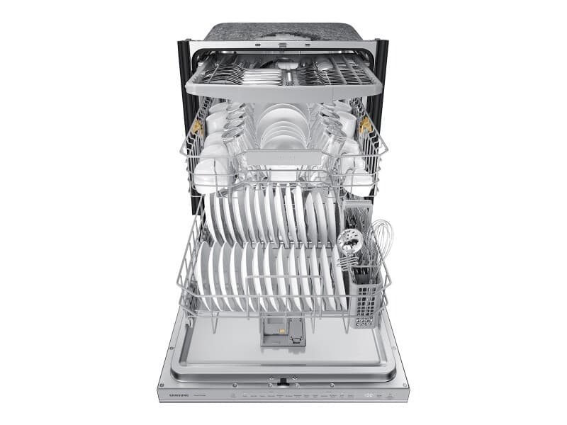 Bespoke AI Dishwasher with StormWash+™ BESPOKE Design and Energy Efficiency Built under – Stainless Steel view 7
