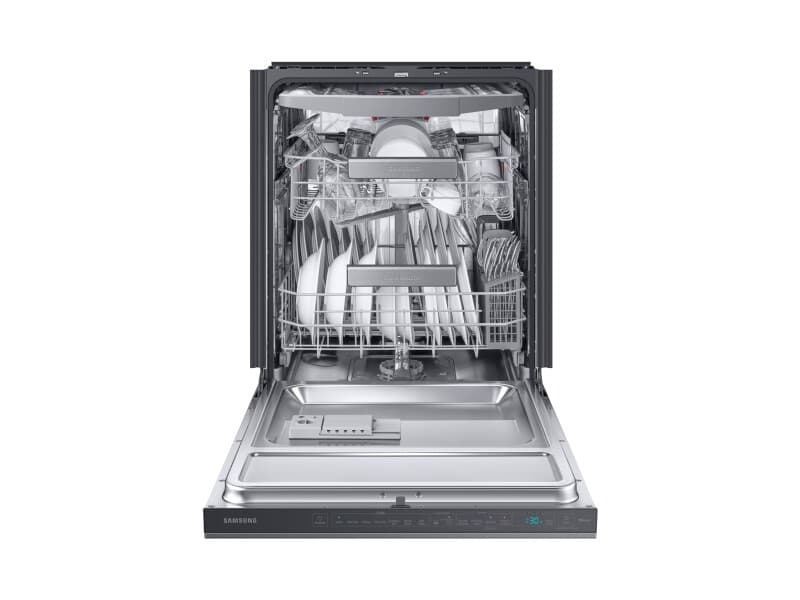 AutoRelease Smart 39dBA Dishwasher with Linear Wash in Black Stainless Steel view 4