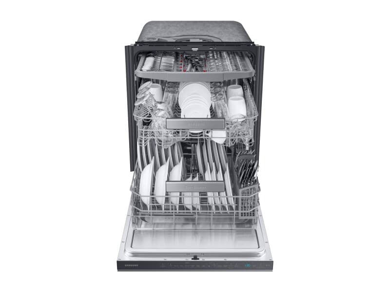 AutoRelease Smart 39dBA Dishwasher with Linear Wash in Black Stainless Steel view 5