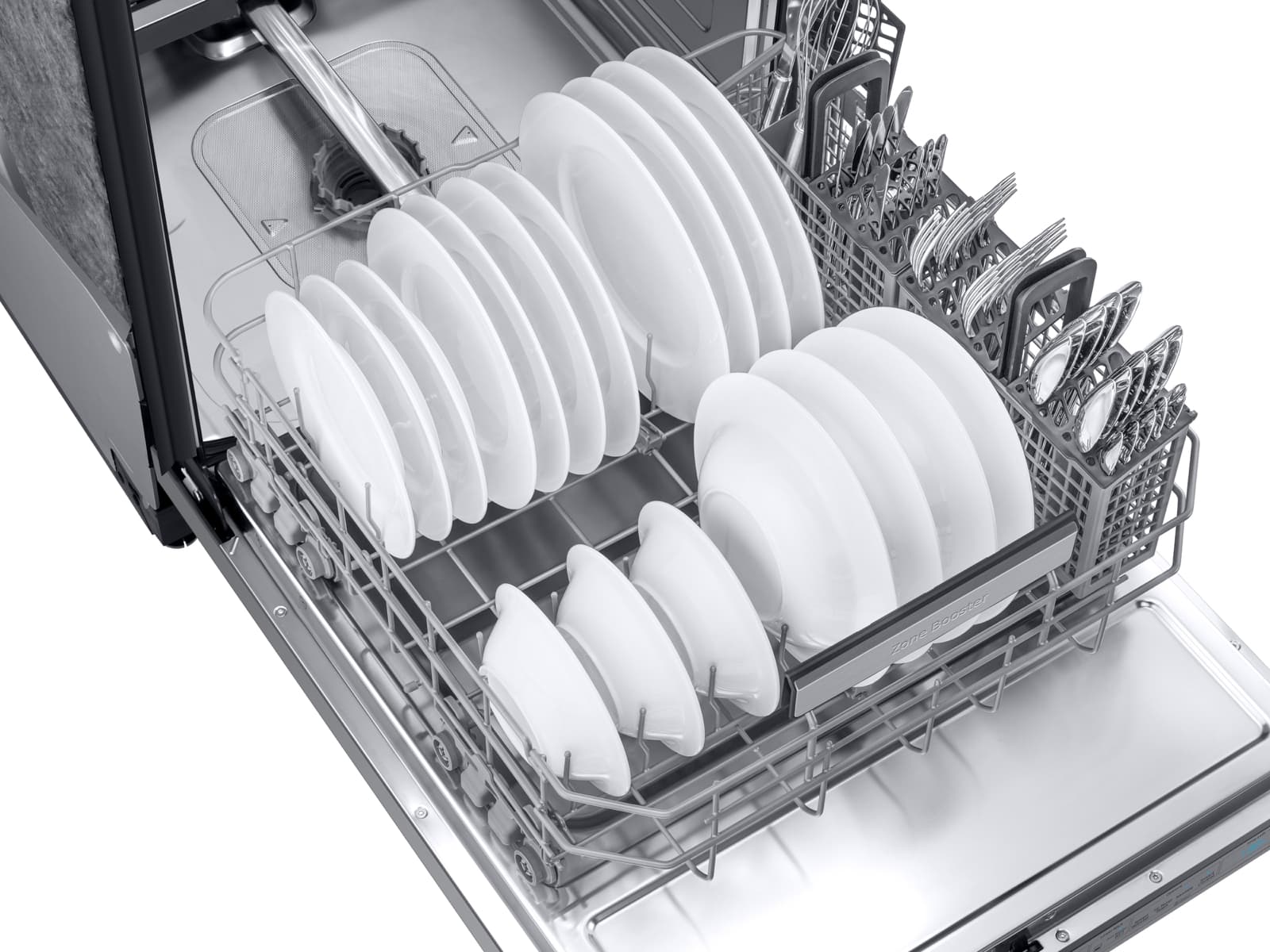 AutoRelease Smart 39dBA Dishwasher with Linear Wash in Stainless Steel view 7