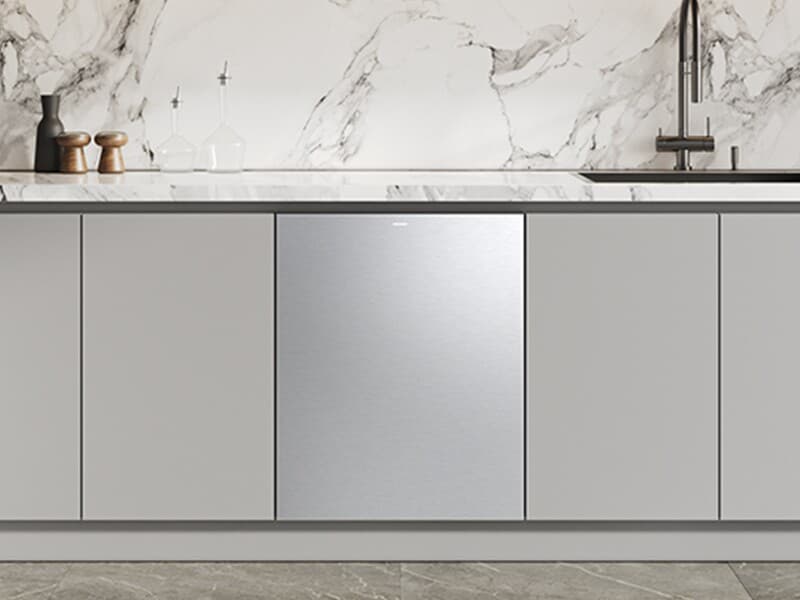 38 dBA Bespoke Auto Open Door Dishwasher with 3rd Rack Washing System in Fingerprint Resistant Stainless Steel view 8