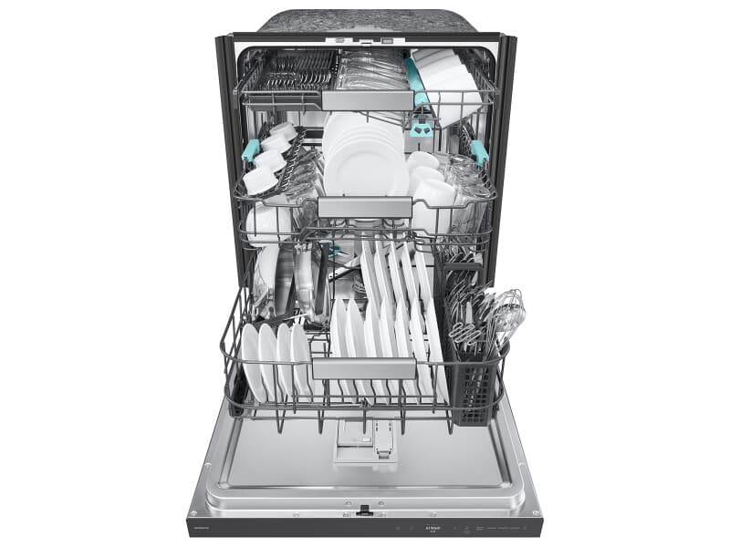 38 dBA Bespoke Smart Dishwasher with 3rd Rack Washing System in Fingerprint Resistant Stainless Steel view 2