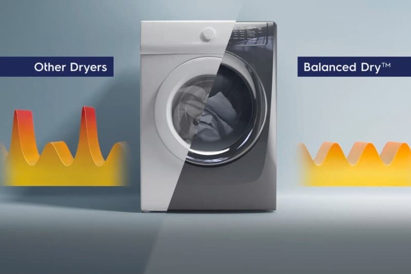Electrolux 8-cu ft Stackable Vented Electric Dryer with Steam Cycle (Titanium) view 8