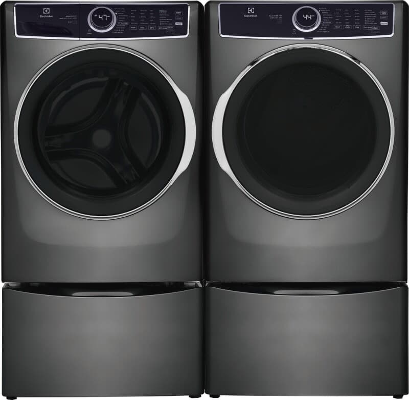 Electrolux 8-cu ft Stackable Vented Electric Dryer with Steam Cycle (Titanium) view 3