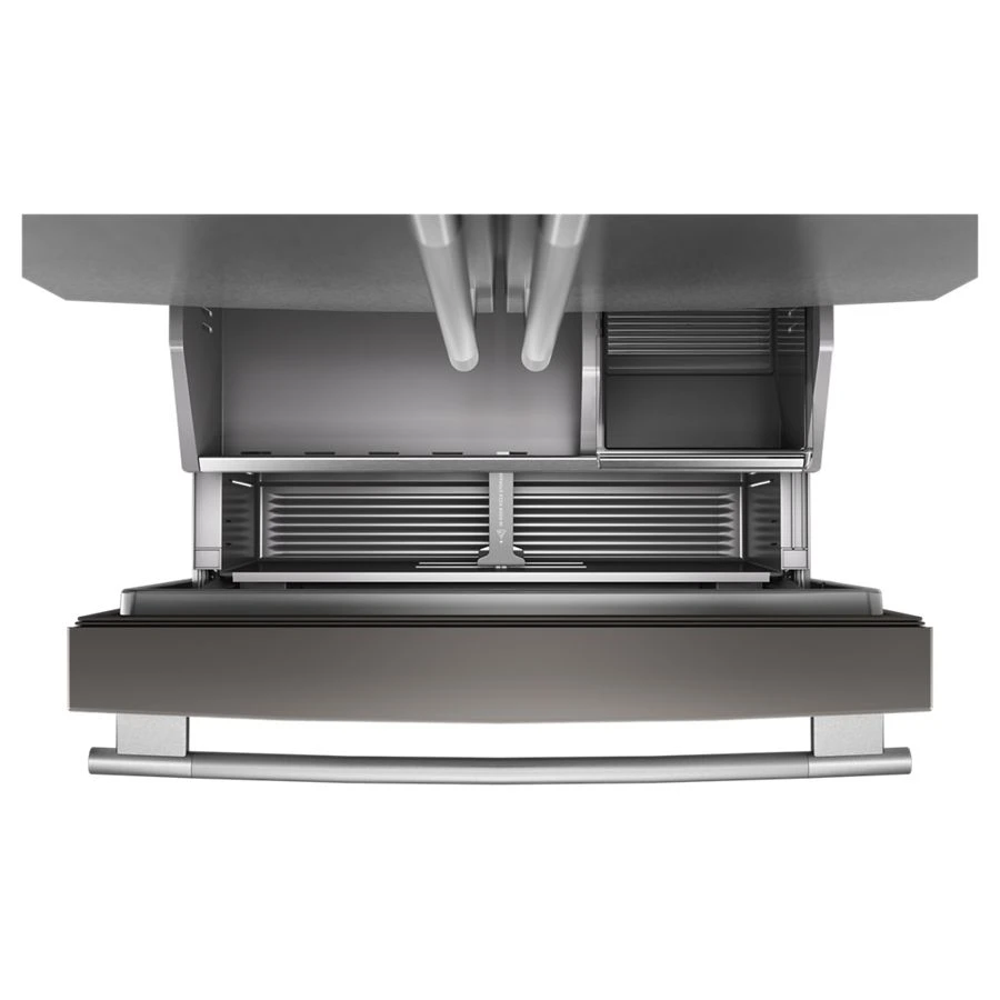 KitchenAid Counter-Depth with Internal Water Dispenser 24.3-cu ft 36-in Wide French Door Refrigerator with Ice Maker (PrintShield Stainless) view 10