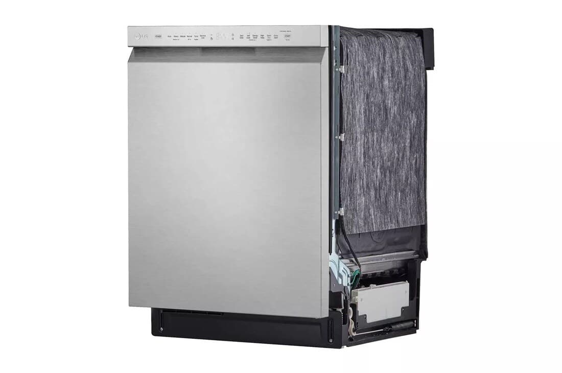 24 Inch Wide Quadwash™ Front Control Dishwasher - Stainless Steel view 3