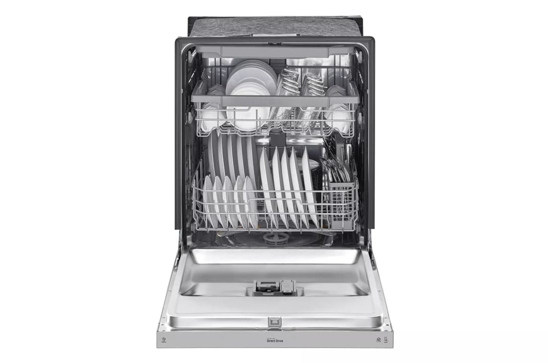 24 Inch Wide Quadwash™ Front Control Dishwasher - Stainless Steel view 6