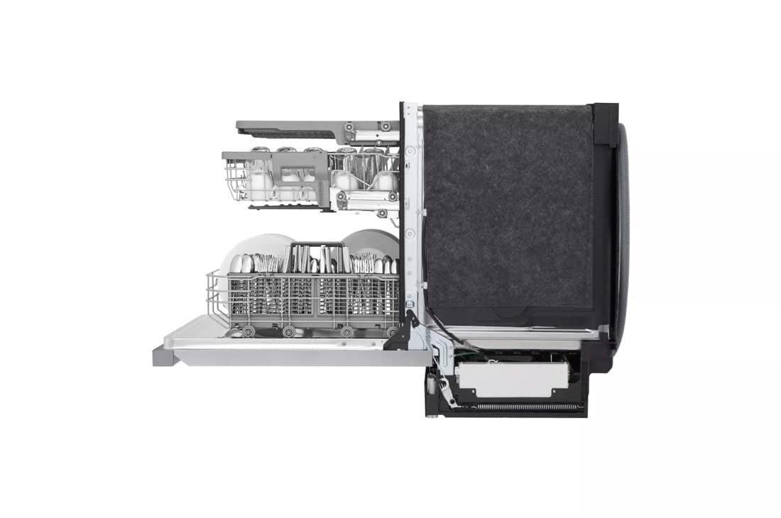 24 Inch Wide Quadwash™ Front Control Dishwasher - Stainless Steel view 9