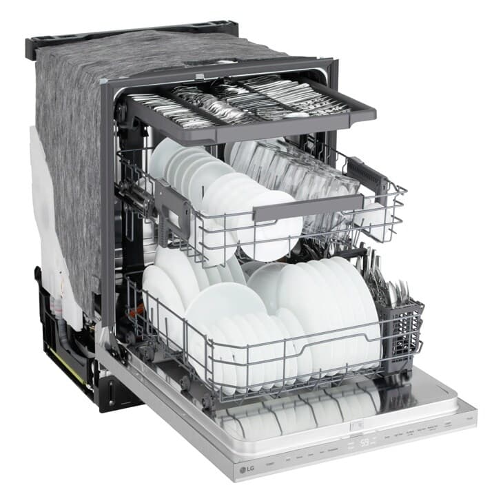 Smart Flushfit™ Top Control Dishwasher With 1-hour Wash & Dry, Quadwash® Pro, And Dynamic Heat Dry™ W/autovent Dry™ view 2