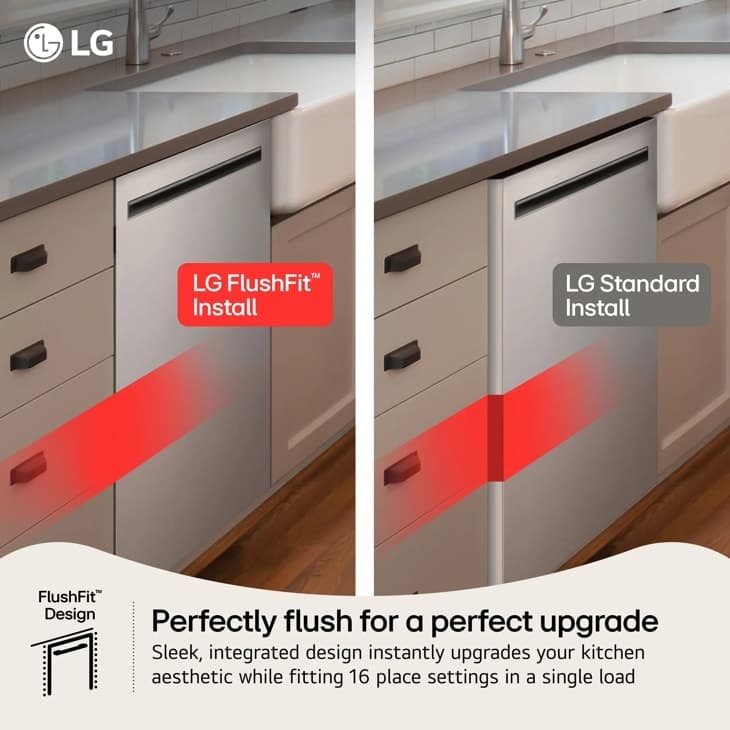 Smart Flushfit™ Top Control Dishwasher With 1-hour Wash & Dry, Quadwash® Pro, And Dynamic Heat Dry™ W/autovent Dry™ view 2
