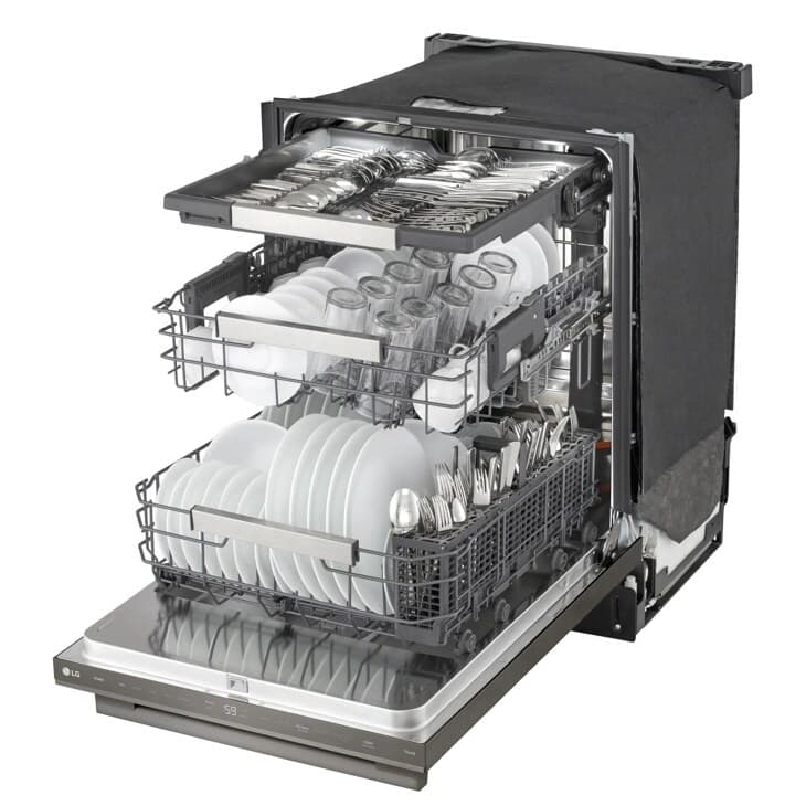 Smart Flushfit™ Top Control Dishwasher With 1-hour Wash & Dry, Quadwash® Pro, Truesteam® And Dynamic Heat Dry™ W/autovent Dry™ view 2