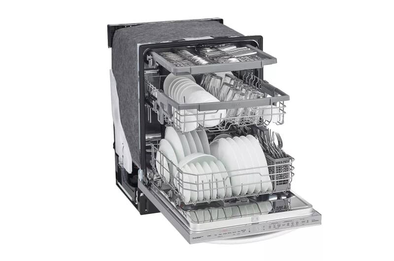 24 Inch Quadwash® Top Control Dishwasher - Stainless Steel view 9