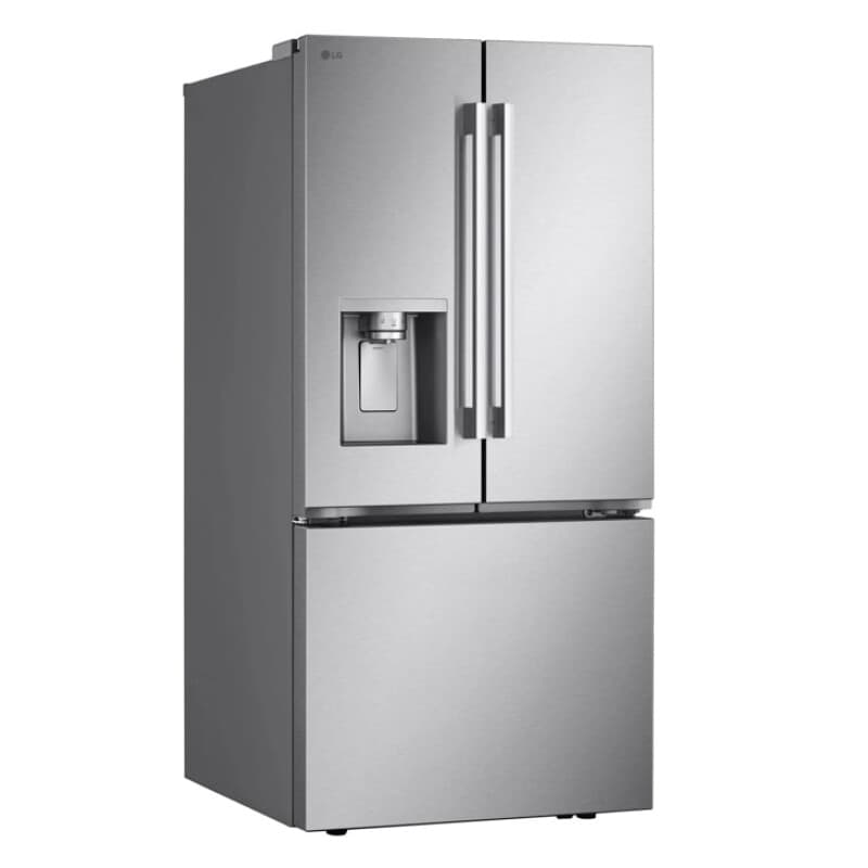 20 Cu. Ft. 3-door French Door, Counter-depth Max™ Refrigerator With Hybrid Handles view 3