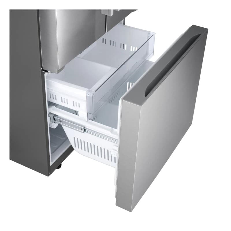 25 cu.ft. 3-Door French Door Refrigerator with Hybrid Handle Design view 5