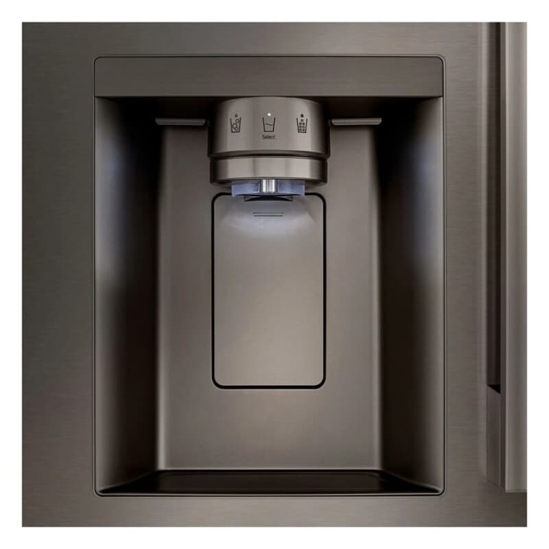 25 Cu. Ft. 3-door French Door Refrigerator With New Hybrid Handle Design And External Ice And Water Dispenser view 8