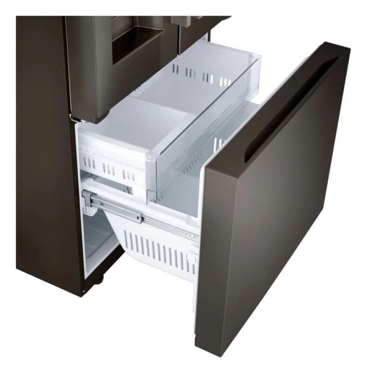 25 Cu. Ft. 3-door French Door Refrigerator With New Hybrid Handle Design And External Ice And Water Dispenser view 10
