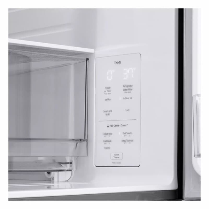 29 Cu. Ft. Smart Instaview® Door-in-door® Standard-depth Max™ 4-door French Door Refrigerator With Mycolor™ view 10