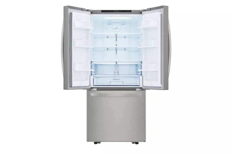 22 Cu. Ft. 30 Inch Wide French Door Refrigerator - Stainless Steel view 4
