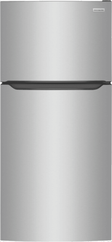 Frigidaire 20-cu ft Standard-Depth 30-in Wide Top-Freezer Refrigerator (Fingerprint Resistant Stainless Steel) Garage Ready
